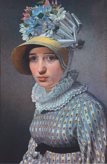 Christoffer Wilhelm Eckersberg Portrat der Anna Maria Magnan oil painting image